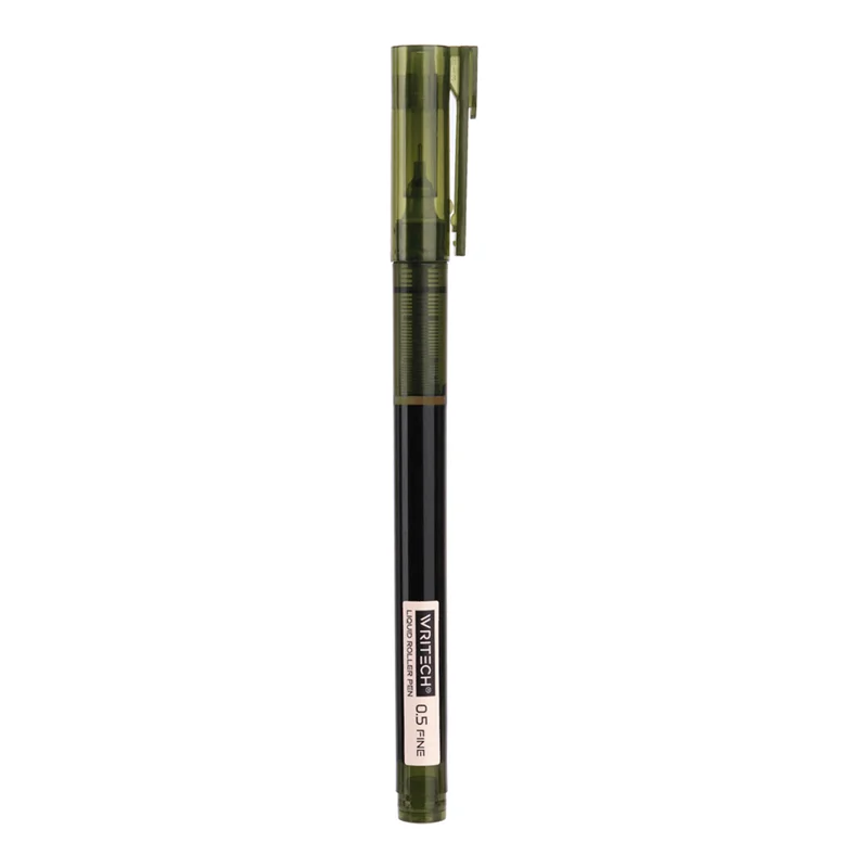 WRITECH W-904 LIQUID ROLLER 0,5MM KALEM ZEYTİN YEŞİLİ - 12'Lİ KUTU