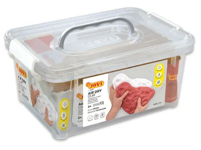 JOVI 80 SERAMİK HAMURU 500GR BEYAZ VE TOPRAK RENGİ - 7'LI KUTU