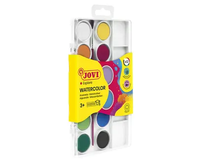 JOVI 800/12 22MM 12 RENK SULU BOYA + FIRÇA