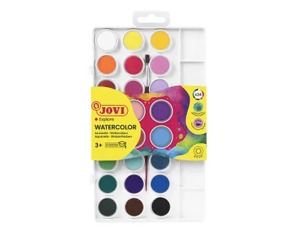 JOVI 800/24 22MM 24 RENK SULU BOYA + FIRÇA