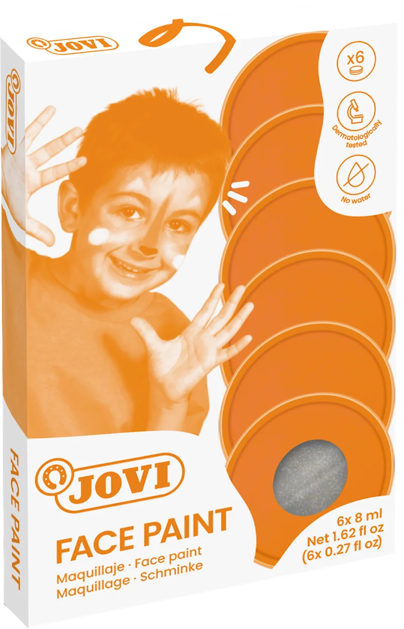 JOVI 171U KREM YÜZ BOYASI 8ML GÜMÜŞ - 6'LI KUTU