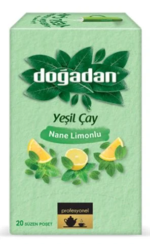 DOĞADAN BİTKİ ÇAYI YEŞİL ÇAY NANE LİMON 20 Lİ
