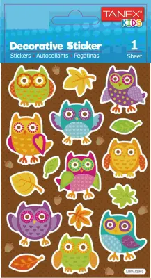TANEX STICKER KELEBEK-2 SERİSİ 5 ADET TNX-25167