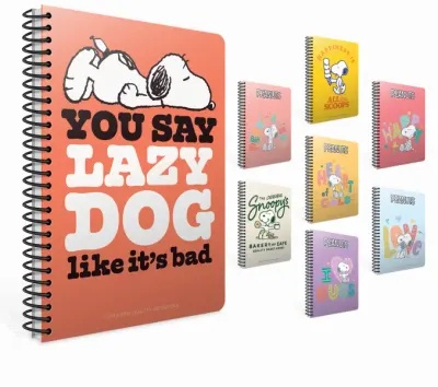 GIPTA DEFTER SNOOPY A4 SPİRALLİ KARTON KAPAK 80 YP. ÇİZGİLİ 7321