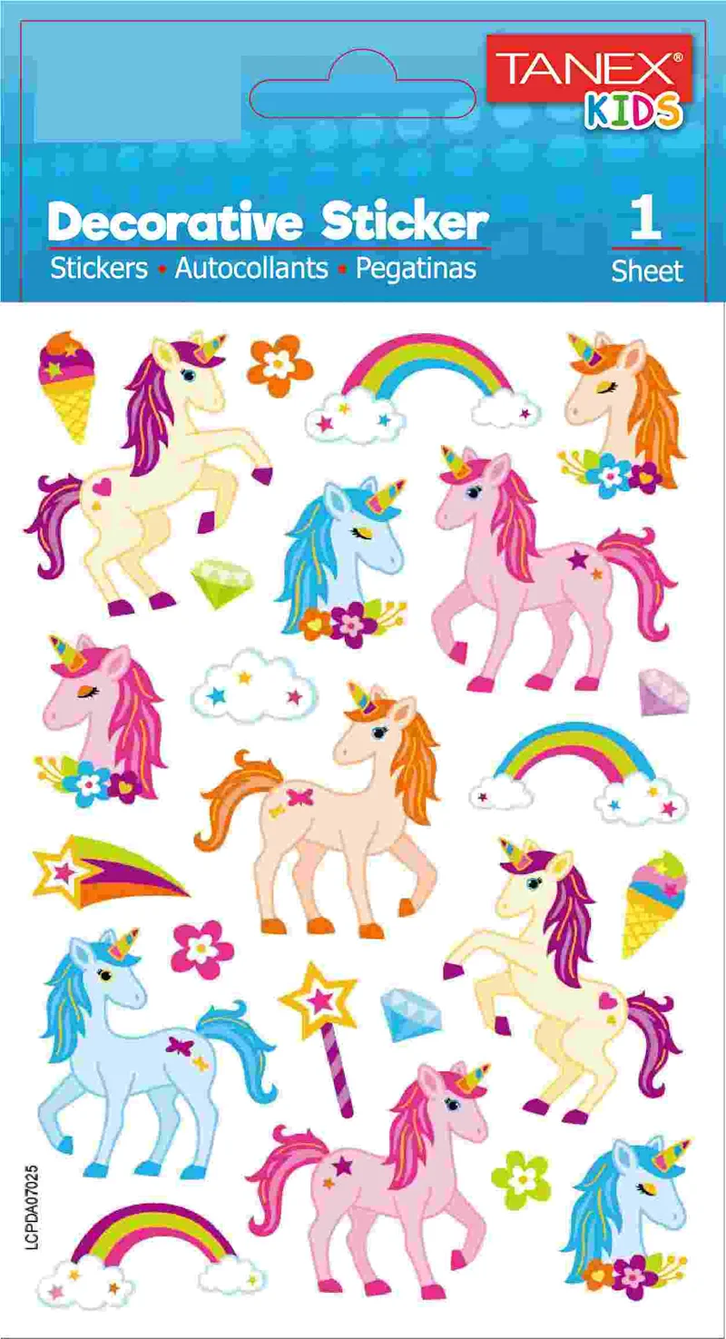 TANEX ETİKET UNICORN-1 SERİSİ 5 ADET TNX-25177