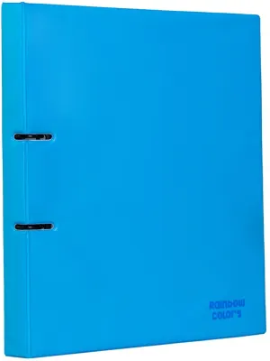 ÖNDER HALKALI DOSYA 2 HALKA PVC RAINBOW COLORS AÇIK MAVİ 121-21