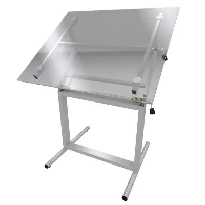 PANDA ÇİZİM MASASI AYAKLI CAMLI PROFESYONEL 70x100 PAN 911