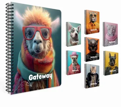 GIPTA DEFTER GATEWAY A4 SPİRALLİ PP KAPAK 80 YP. ÇİZGİLİ 7189