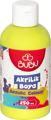 BU-BU AKRİLİK BOYA 250 GR. F.SARI BUBU-AKR019