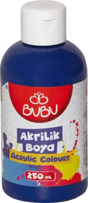 BU-BU AKRİLİK BOYA 250 GR. MAVİ BUBU-AKR004