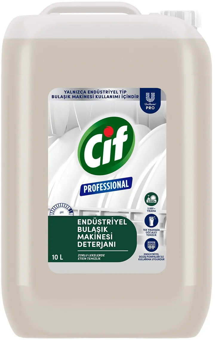 CİF PROFESSIONAL ENDÜSTRİYEL BULAŞIK MAKİNESİ DETERJANI 10L 69654160