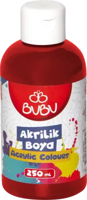 BU-BU AKRİLİK BOYA 250 GR. KIRMIZI BUBU-AKR007