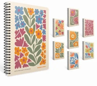 GIPTA DEFTER GARDENIA 17x24 SPİRALLİ SERT KAPAK 120 YP. ÇİZGİLİ 7243