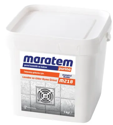 MARATEM M218 LAVABO&amp;GİDER AÇMA ÜRÜNÜ TOZ 5 KG 9225453
