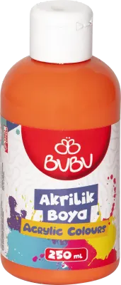 BU-BU AKRİLİK BOYA 250 GR. F.TURUNCU BUBU-AKR018