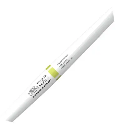 W&amp;N PIGMENT MARKER YELLOW GREEN 073 WN-0202073