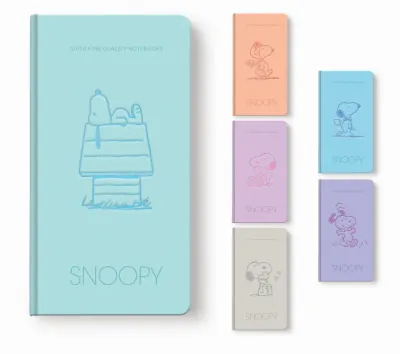 GIPTA DEFTER SNOOPY 9x17 İP DİKİŞ SERT KAPAK 80 YP. DÜZ 7305