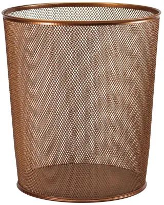 MAS ÇÖP KOVASI METAL TAM DELİKLİ 10 LT ROSE GOLD 854