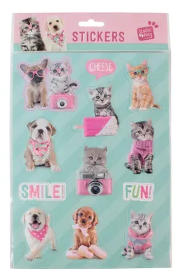DOLPHIN STICKER 3D STUDIO PETS PT-4673