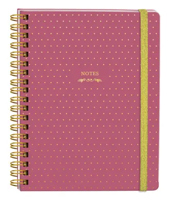 VJ DEFTER SERT KAPAK SPİRALLİ 17x24 Cm. 90 Gr. 96 YP. NOKTALI 123-0055