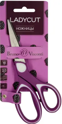 BRUNO VISCONTI MAKAS LADY CUT 18 Cm. (RUBBERIZED HANDLES) 60-0059