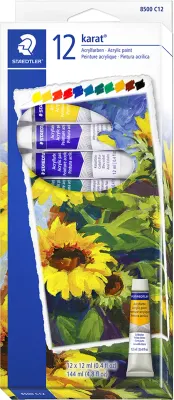 STAEDTLER AKRİLİK BOYA TÜP 12 Lİ 8500 C12