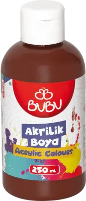BU-BU AKRİLİK BOYA 250 GR. KAHVERENGİ BUBU-AKR008