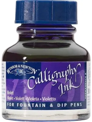 W&amp;N KALİGRAFİ MÜREKKEBİ CALLIGRAPHY INK 30 ML VIOLET 688 WN-1111688
