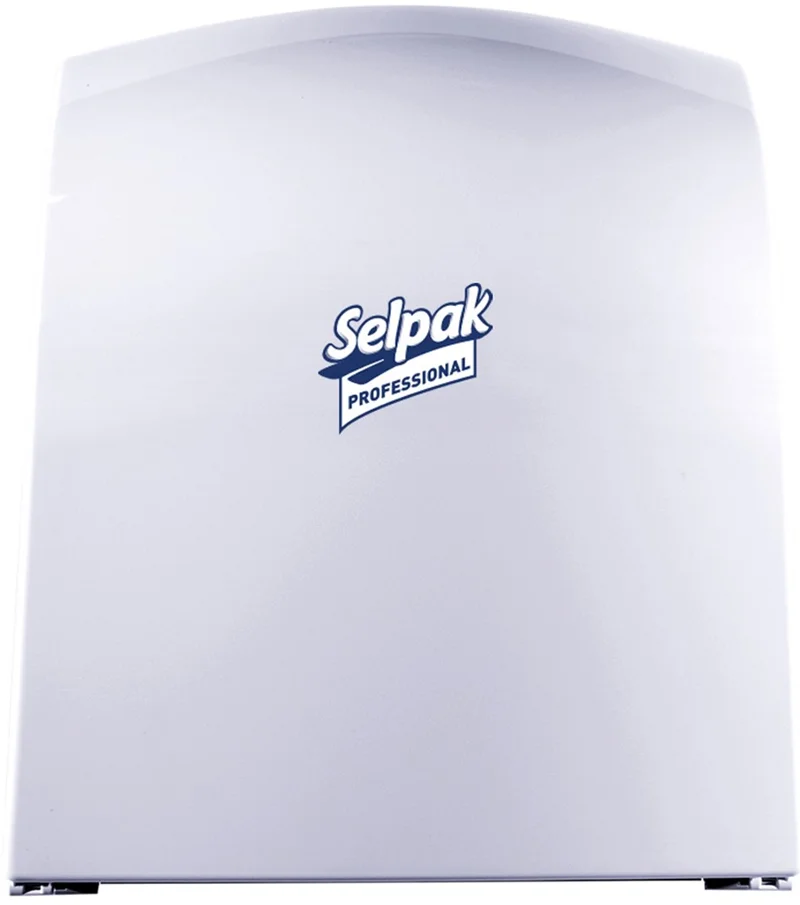 SELPAK PROFESSIONAL EKİPMAN NATURA MEKANİK DİSPENSER BEYAZ 21.5 CM HAVLU UYUMLU 7903034