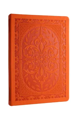 VJ DEFTER VINTAGE OLD BOOK 14x20 Cm. 80 Gr. 160 YP. ÇİZGİLİ TURUNCU 3477