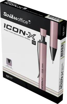 SCRIKSS OFFICE VERSATİL KALEM ICON-X METAL 0.5 YEŞİL 12 Lİ KUTU