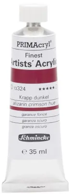 SCHMİNCKE PRİMACRYL ARTİST AKRİLİK BOYA 35 ML SERİ 2 324 ALİZARİNE CRİMSON HUE 13324009