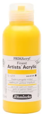 SCHMİNCKE PRİMACRYL ARTİST AKRİLİK BOYA 250 ML SERİ 3 211 CADMİUM YELLOW MEDİUM 13211027