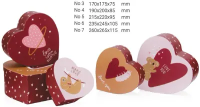GIPTA KUTU SETİ 5 Lİ MORE LOVE KALP BX66020