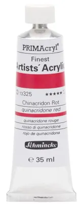 SCHMİNCKE PRİMACRYL ARTİST AKRİLİK BOYA 35 ML SERİ 2 325 QUİNACRİDONE RED 13325009