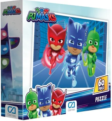 CA GAMES PUZZLE 60 PARÇA PJMASKS CA.5193
