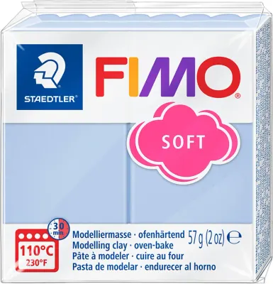 FIMO SOFT MODELLEME KİLİ 57 GR AÇIK MAVİ 8020-T31