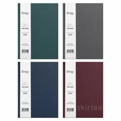 GOLD 20x28 400 YP.ÇİZGİLİ MERMER DESEN DEFTER GLD 008