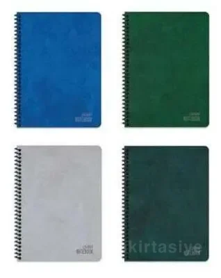 KESKİN ALFA 16,5x22,5 120 YP. KARELİ SPİRALLİ SERT KAPAK DEFTER 410842