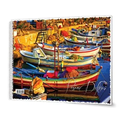 ÇINAR 33x48 SPİRALLİ KARTON KAPAK RESİM DEFTERİ 15 YP 33001