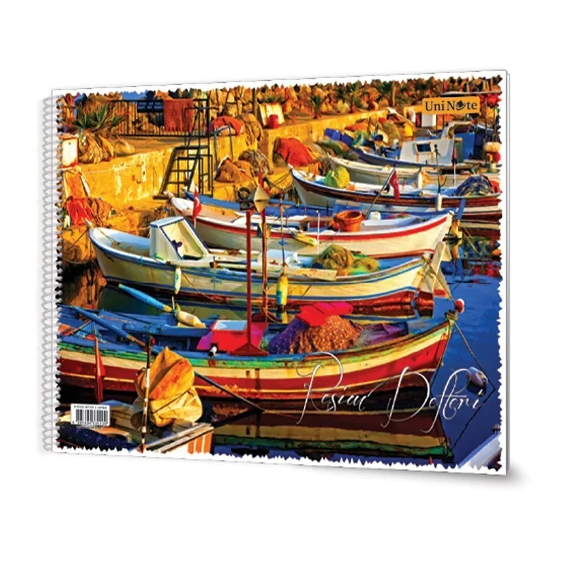 ÇINAR 33x48 SPİRALLİ KARTON KAPAK RESİM DEFTERİ 15 YP 33001