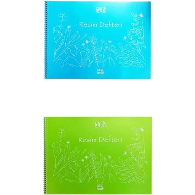 GIPTA EKO 35x50 25 YP SPR PP KAPAK RESİM DEFTERİ 4957