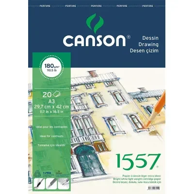 CANSON A3 29,7x42 cm RESİM DEF.180 gr 18020A3US