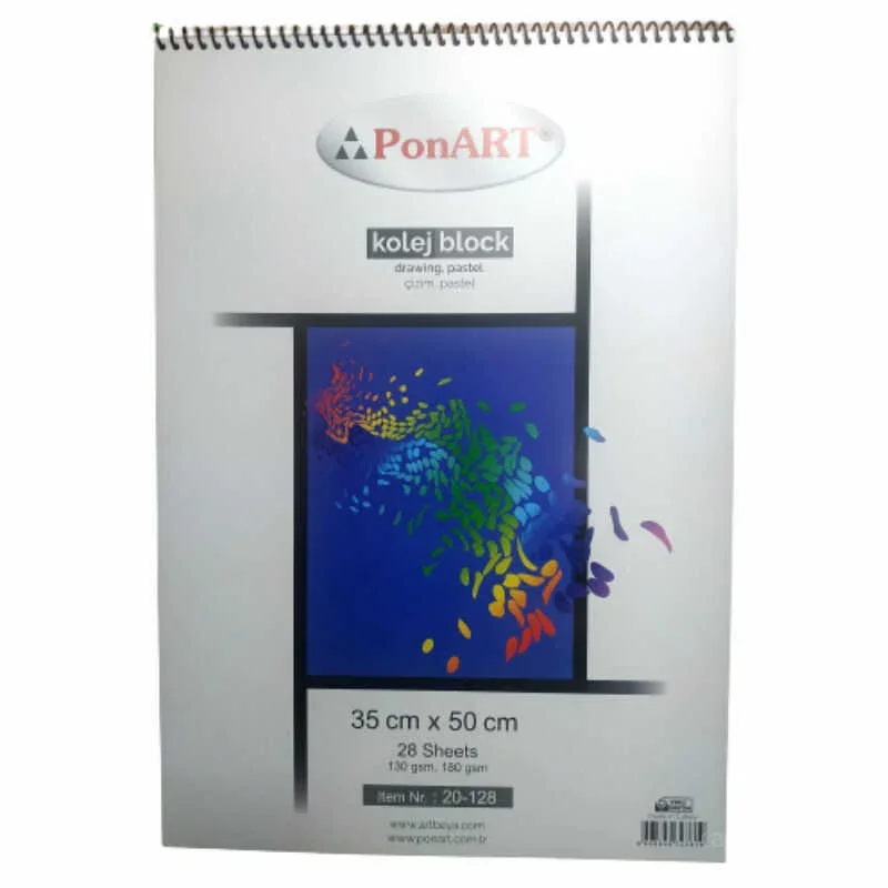 MİART SANATSAL BLOK DEF.180 GR.25X35 20YP+5YP FON KARTONU