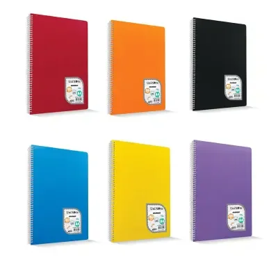 ÇINAR COLORMAXI A4 72 YP DÜZ PP KAPAK SPİRALLİ DEFTER 73000