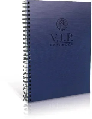 GIPTA VIP 17x24 KARELİ 140 YP. SPR. DERİ KAPAK DEFTER 1083