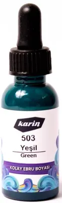 KARİN KOLAY EBRU BOYASI 30 ML 501 YEŞİL 61503030