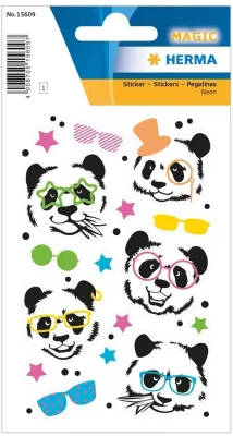 HERMA ETİKET MAGIC PANDA NEON FOIL 15609