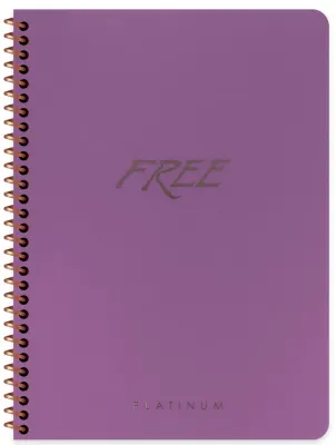 KESKİN DEFTER FREE PLATİNUM 16,5x22,5 PP KAPAK 80 YP. ÇİZGİLİ 320371
