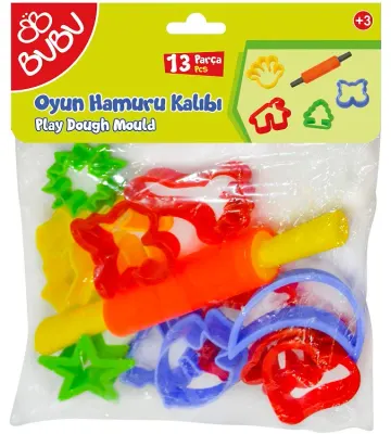 BU-BU OYUN HAMURU KALIBI MERDANELİ 13 PARÇA